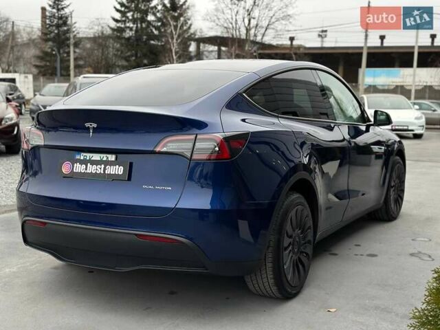 Синий Тесла Model Y, объемом двигателя 0 л и пробегом 10 тыс. км за 30494 $, фото 12 на Automoto.ua