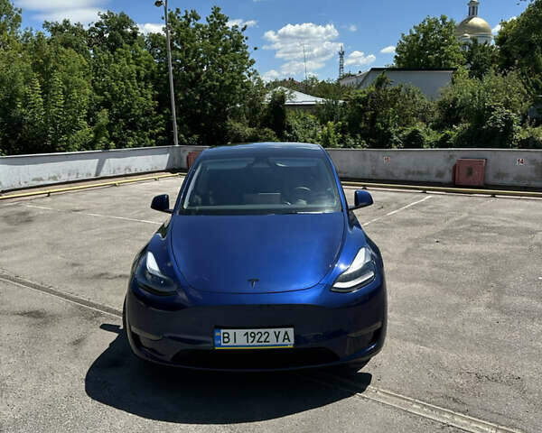 Синий Тесла Model Y, объемом двигателя 0 л и пробегом 15 тыс. км за 33000 $, фото 3 на Automoto.ua