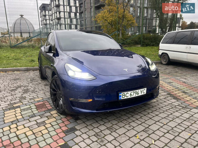 Синій Тесла Model Y, об'ємом двигуна 0 л та пробігом 40 тис. км за 38500 $, фото 12 на Automoto.ua