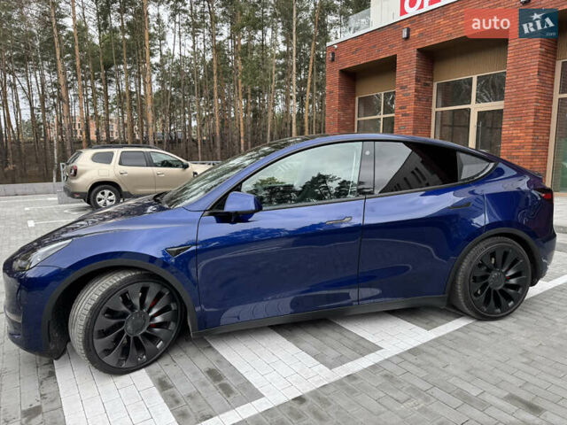 Синий Тесла Model Y, объемом двигателя 0 л и пробегом 18 тыс. км за 31200 $, фото 14 на Automoto.ua
