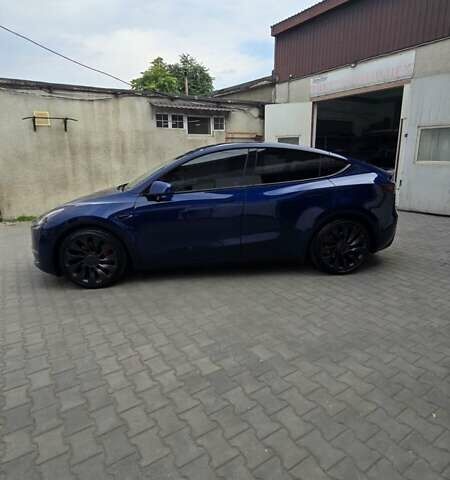 Синий Тесла Model Y, объемом двигателя 0 л и пробегом 9 тыс. км за 35000 $, фото 3 на Automoto.ua
