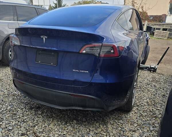 Синий Тесла Model Y, объемом двигателя 0 л и пробегом 42 тыс. км за 21800 $, фото 6 на Automoto.ua