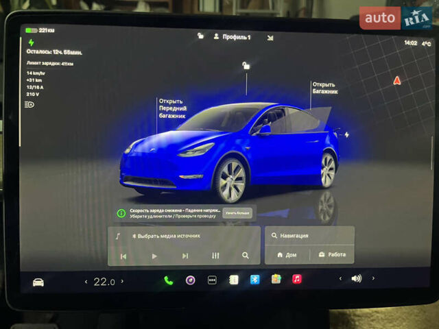 Синий Тесла Model Y, объемом двигателя 0 л и пробегом 20 тыс. км за 32500 $, фото 20 на Automoto.ua