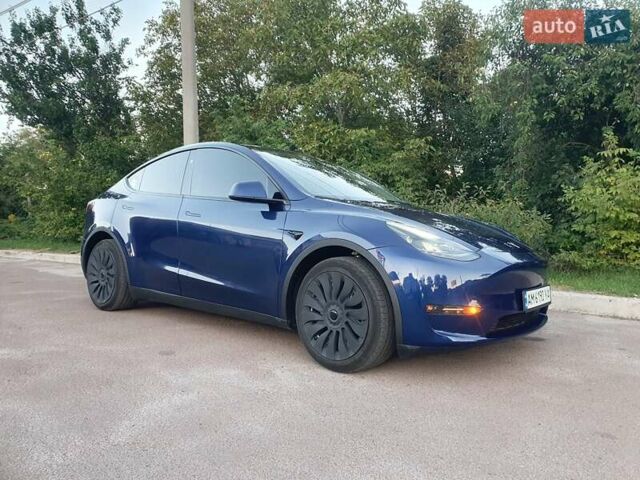 Синий Тесла Model Y, объемом двигателя 0 л и пробегом 31 тыс. км за 28000 $, фото 16 на Automoto.ua