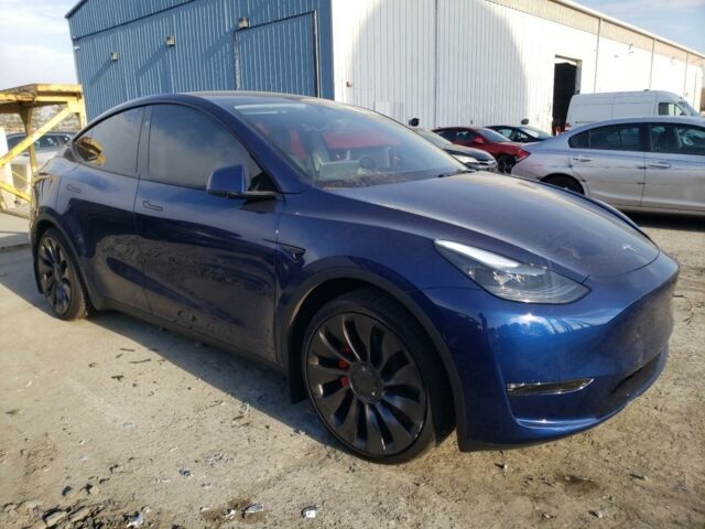 Синий Тесла Model Y, объемом двигателя 0 л и пробегом 1 тыс. км за 23000 $, фото 2 на Automoto.ua
