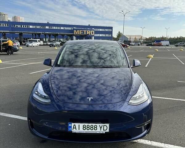 Синий Тесла Model Y, объемом двигателя 0 л и пробегом 15 тыс. км за 36000 $, фото 5 на Automoto.ua