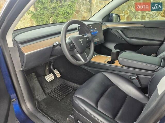 Тесла Model Y 2023 в Самборе на Automoto.ua Синий Тесла Model Y, объемом двигателя 0 л и пробегом 27 тыс. км за 25500 $, фото 15 на Automoto.ua