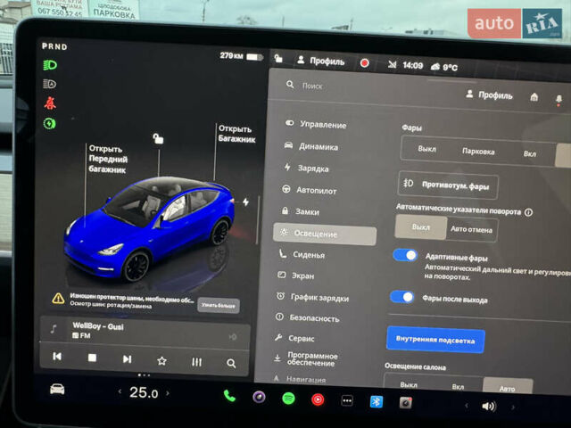 Синий Тесла Model Y, объемом двигателя 0 л и пробегом 36 тыс. км за 31000 $, фото 87 на Automoto.ua