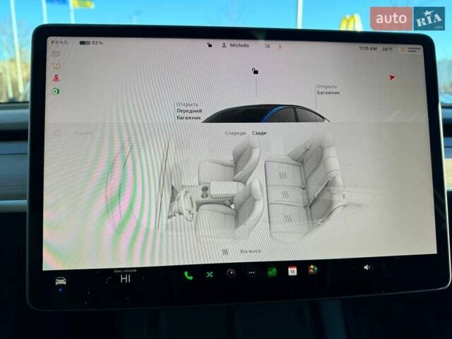 Синий Тесла Model Y, объемом двигателя 0 л и пробегом 48 тыс. км за 32990 $, фото 20 на Automoto.ua