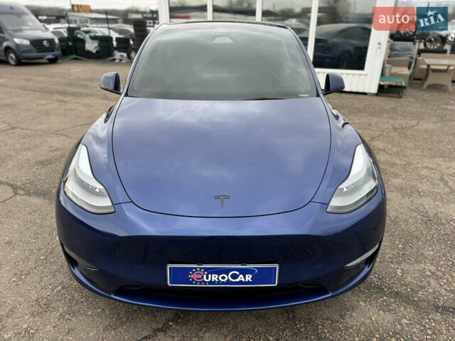 Синий Тесла Model Y, объемом двигателя 0 л и пробегом 36 тыс. км за 31000 $, фото 21 на Automoto.ua