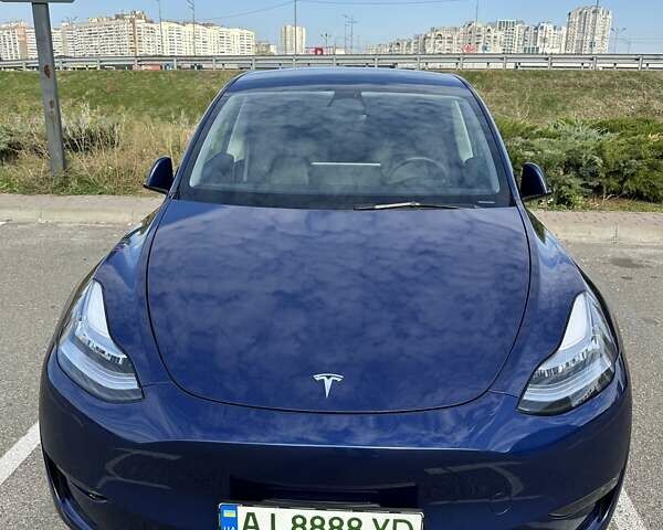 Синий Тесла Model Y, объемом двигателя 0 л и пробегом 15 тыс. км за 36000 $, фото 12 на Automoto.ua