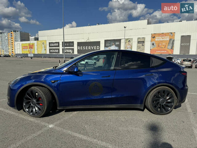 Синий Тесла Model Y, объемом двигателя 0 л и пробегом 17 тыс. км за 32500 $, фото 10 на Automoto.ua