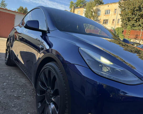 Синий Тесла Model Y, объемом двигателя 0 л и пробегом 47 тыс. км за 30100 $, фото 5 на Automoto.ua