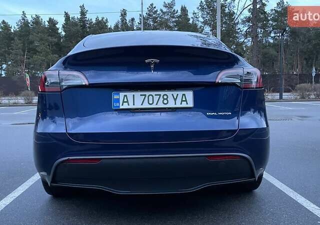 Синий Тесла Model Y, объемом двигателя 0 л и пробегом 35 тыс. км за 29000 $, фото 11 на Automoto.ua