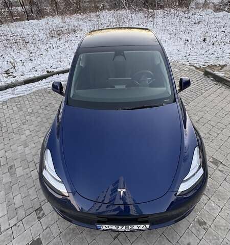 Синий Тесла Model Y, объемом двигателя 0 л и пробегом 15 тыс. км за 31500 $, фото 11 на Automoto.ua