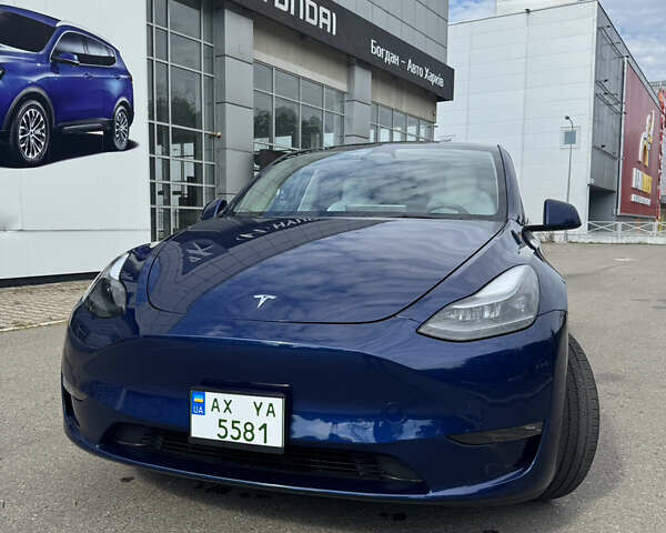 Синий Тесла Model Y, объемом двигателя 0 л и пробегом 10 тыс. км за 25000 $, фото 6 на Automoto.ua