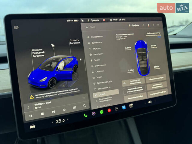Синий Тесла Model Y, объемом двигателя 0 л и пробегом 36 тыс. км за 31000 $, фото 91 на Automoto.ua