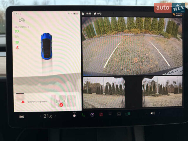 Синий Тесла Model Y, объемом двигателя 0 л и пробегом 46 тыс. км за 31900 $, фото 20 на Automoto.ua