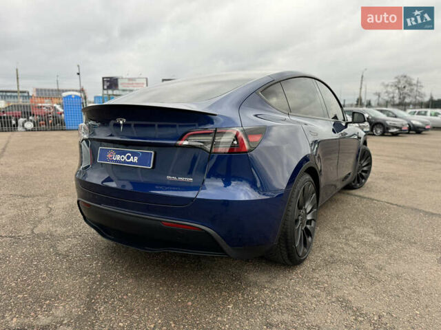 Синий Тесла Model Y, объемом двигателя 0 л и пробегом 36 тыс. км за 31000 $, фото 8 на Automoto.ua