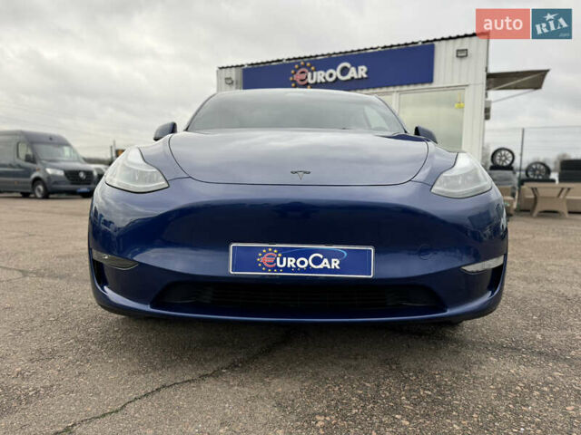 Синий Тесла Model Y, объемом двигателя 0 л и пробегом 36 тыс. км за 31000 $, фото 3 на Automoto.ua