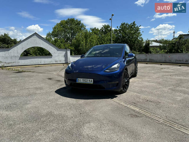 Синий Тесла Model Y, объемом двигателя 0 л и пробегом 15 тыс. км за 33000 $, фото 7 на Automoto.ua