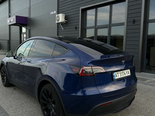 Синій Тесла Model Y, об'ємом двигуна 0 л та пробігом 37 тис. км за 28800 $, фото 1 на Automoto.ua