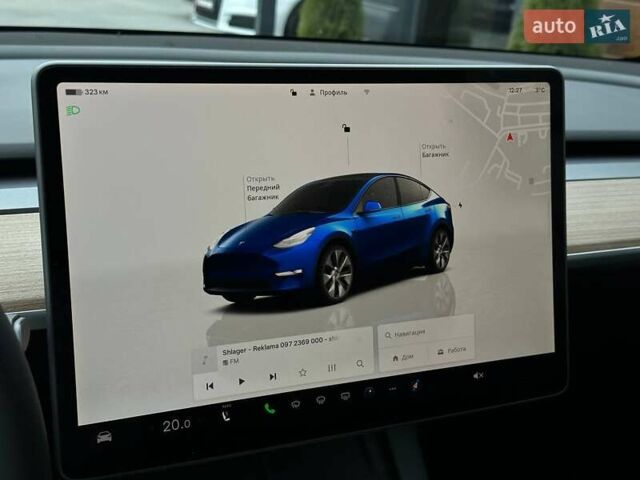 Синий Тесла Model Y, объемом двигателя 0 л и пробегом 10 тыс. км за 30494 $, фото 50 на Automoto.ua