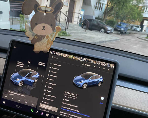 Синий Тесла Model Y, объемом двигателя 0 л и пробегом 15 тыс. км за 28200 $, фото 17 на Automoto.ua