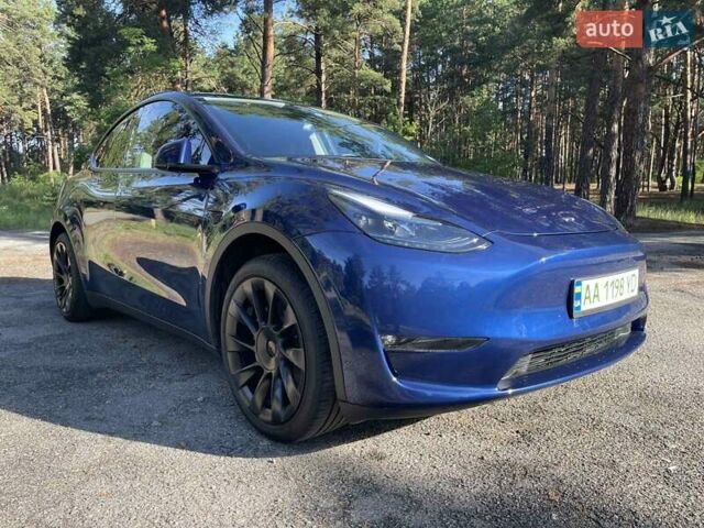 Синий Тесла Model Y, объемом двигателя 0 л и пробегом 30 тыс. км за 29000 $, фото 8 на Automoto.ua