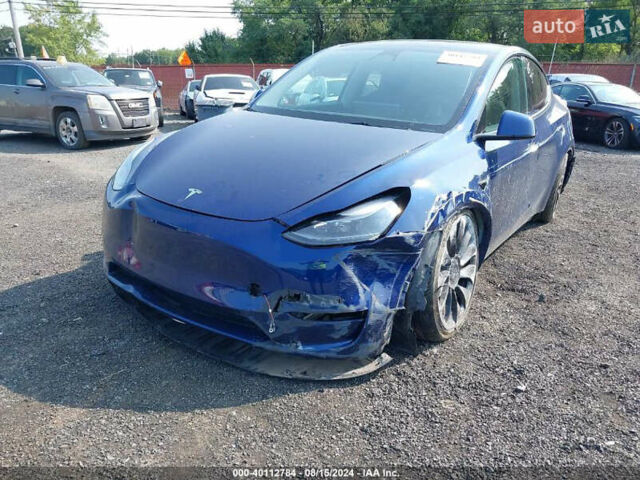 Синий Тесла Model Y, объемом двигателя 0 л и пробегом 17 тыс. км за 32500 $, фото 34 на Automoto.ua