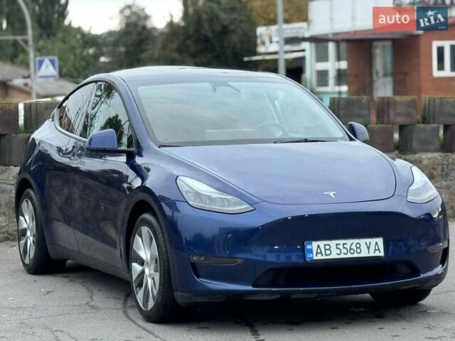 Синий Тесла Model Y, объемом двигателя 0 л и пробегом 35 тыс. км за 34999 $, фото 5 на Automoto.ua