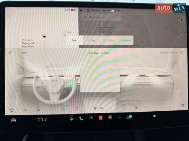 Синий Тесла Model Y, объемом двигателя 0 л и пробегом 46 тыс. км за 31900 $, фото 18 на Automoto.ua