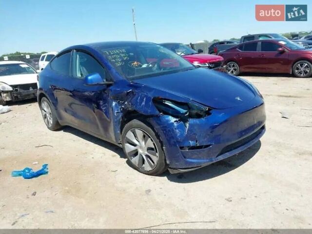 Синий Тесла Model Y, объемом двигателя 0 л и пробегом 42 тыс. км за 22200 $, фото 4 на Automoto.ua