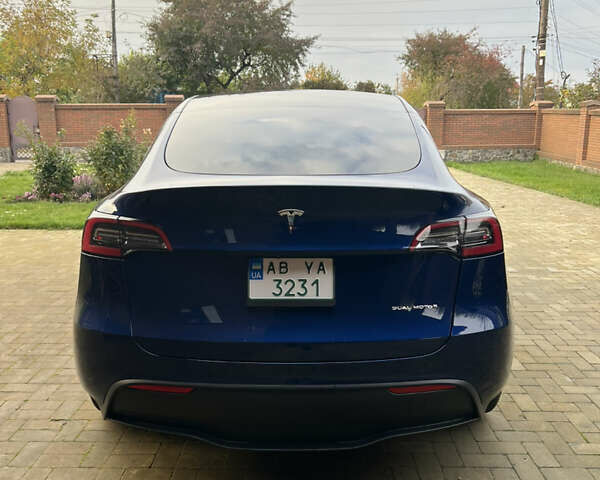 Синий Тесла Model Y, объемом двигателя 0 л и пробегом 32 тыс. км за 32800 $, фото 5 на Automoto.ua