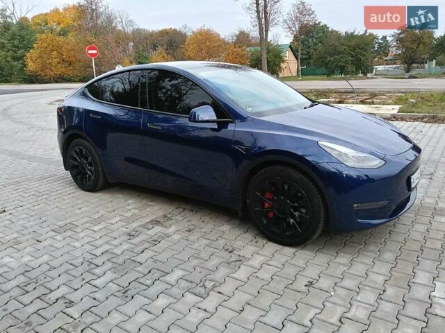 Синій Тесла Model Y, об'ємом двигуна 0 л та пробігом 57 тис. км за 27500 $, фото 2 на Automoto.ua