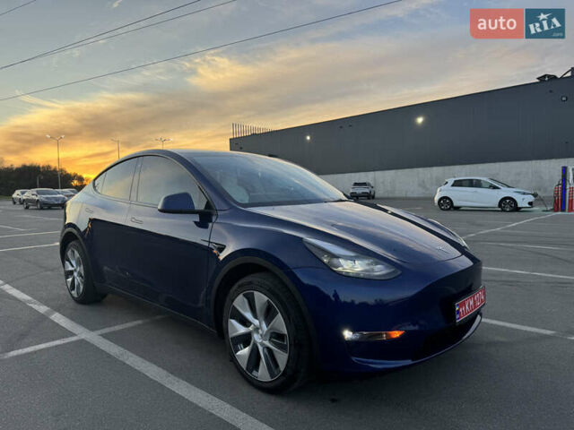 Синий Тесла Model Y, объемом двигателя 0 л и пробегом 60 тыс. км за 26900 $, фото 3 на Automoto.ua