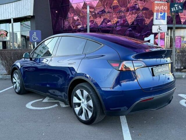 Синий Тесла Model Y, объемом двигателя 0 л и пробегом 48 тыс. км за 32990 $, фото 4 на Automoto.ua