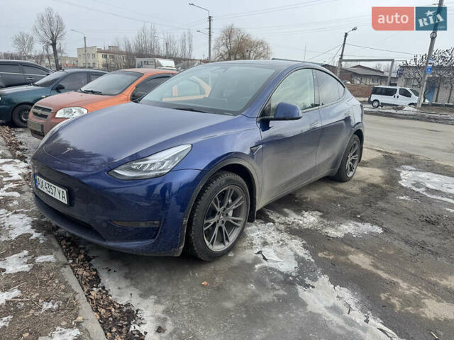 Синий Тесла Model Y, объемом двигателя 0 л и пробегом 21 тыс. км за 26500 $, фото 31 на Automoto.ua