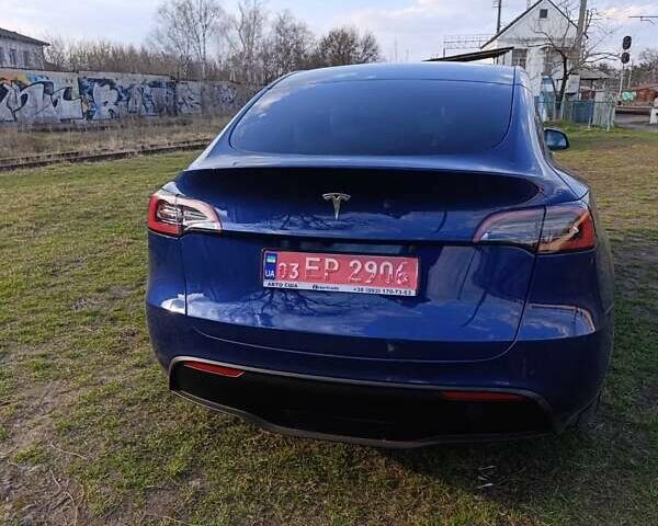 Синий Тесла Model Y, объемом двигателя 0 л и пробегом 18 тыс. км за 29000 $, фото 3 на Automoto.ua