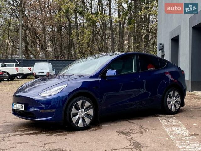 Синий Тесла Model Y, объемом двигателя 0 л и пробегом 35 тыс. км за 30999 $, фото 3 на Automoto.ua