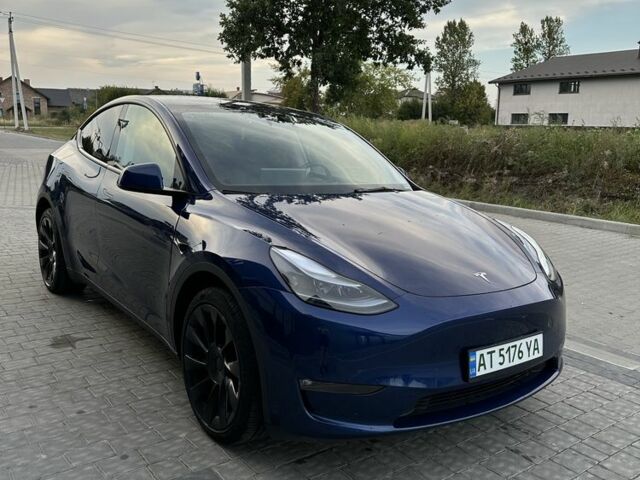 Синій Тесла Model Y, об'ємом двигуна 0 л та пробігом 37 тис. км за 28800 $, фото 2 на Automoto.ua