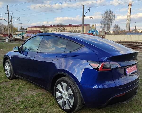 Синий Тесла Model Y, объемом двигателя 0 л и пробегом 18 тыс. км за 29000 $, фото 1 на Automoto.ua