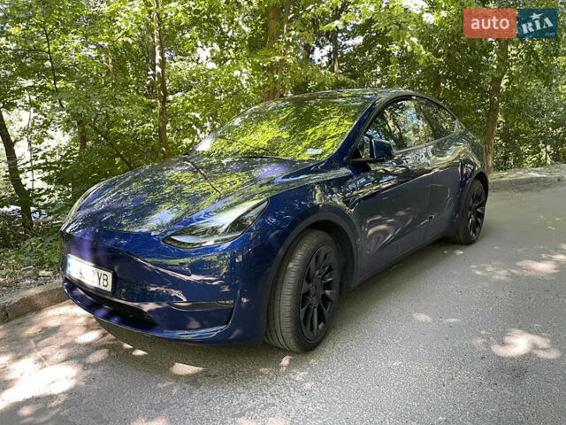 Синий Тесла Model Y, объемом двигателя 0 л и пробегом 9 тыс. км за 30000 $, фото 3 на Automoto.ua