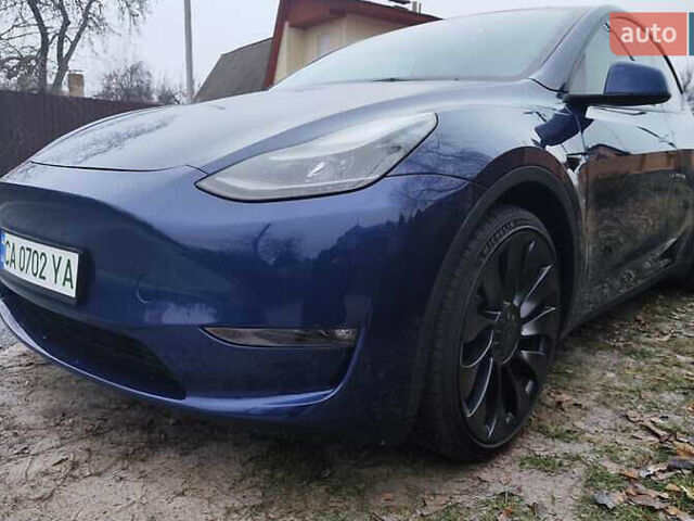 Синій Тесла Model Y, об'ємом двигуна 0 л та пробігом 24 тис. км за 25000 $, фото 3 на Automoto.ua