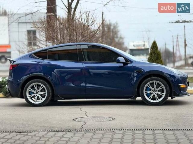 Синий Тесла Model Y, объемом двигателя 0 л и пробегом 14 тыс. км за 27600 $, фото 5 на Automoto.ua