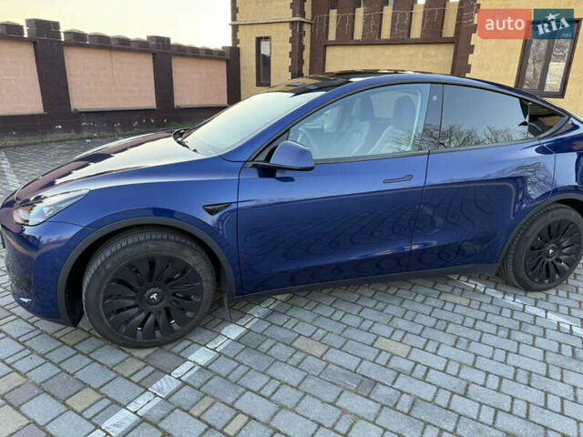Синий Тесла Model Y, объемом двигателя 0 л и пробегом 27 тыс. км за 28100 $, фото 13 на Automoto.ua