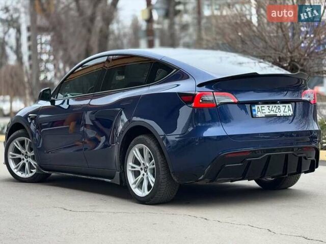 Синий Тесла Model Y, объемом двигателя 0 л и пробегом 14 тыс. км за 27600 $, фото 2 на Automoto.ua