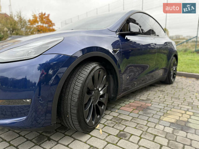 Синій Тесла Model Y, об'ємом двигуна 0 л та пробігом 40 тис. км за 38500 $, фото 3 на Automoto.ua