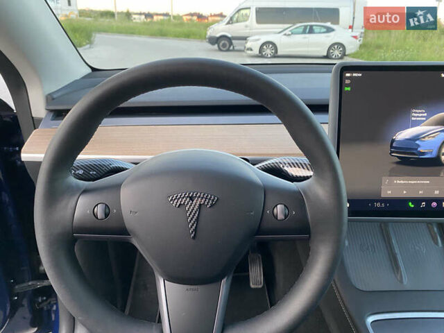 Синий Тесла Model Y, объемом двигателя 0 л и пробегом 15 тыс. км за 28200 $, фото 29 на Automoto.ua