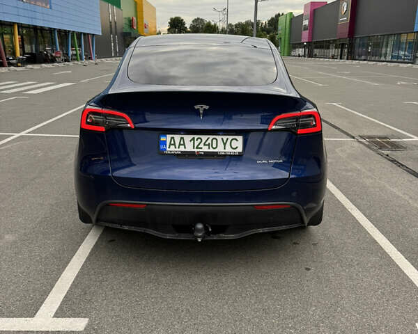 Синий Тесла Model Y, объемом двигателя 0 л и пробегом 16 тыс. км за 32500 $, фото 1 на Automoto.ua